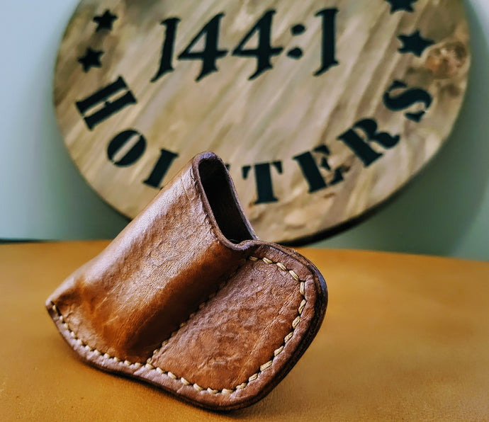 MPH Italian Leather Single Magazine Pocket Holster for Sig Sauer P365