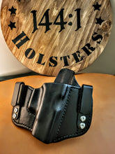 Load image into Gallery viewer, IWB HD LE Black Italian Leather Holster for Glock 19