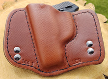 Load image into Gallery viewer, Ruger LC9, LC9s, EC9s  IWB Mini HD Black&amp;Tan Leather Holster