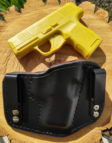 Sig Sauer P365 IWB Mini HD Black&Tan Premium Leather Holster