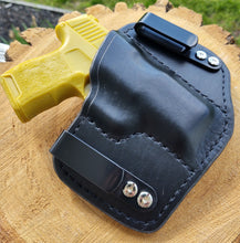 Load image into Gallery viewer, Sig Sauer P365 IWB Mini HD Black&amp;Tan Premium Leather Holster