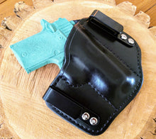 Load image into Gallery viewer, Sig Sauer P938 Sig P938 9mm IWB X-Duty Black Leather Holster from 144One Holsters
