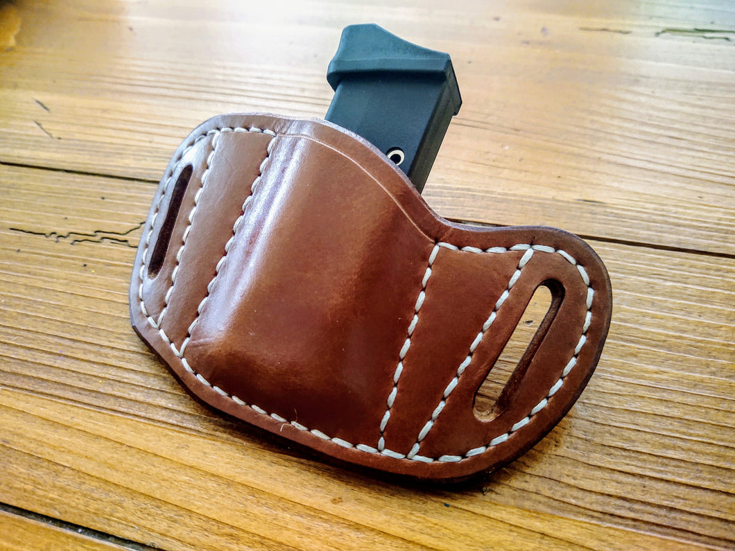 Smith and Wesson Shield 9mm/.40 Minimalist  Leather Magazine Holster