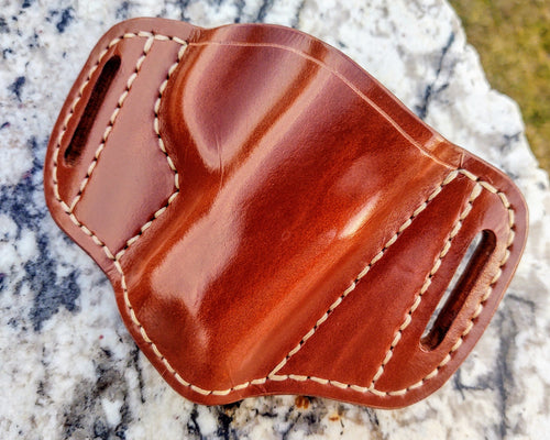 Smith and Wesson M&P Shield 9mm .40  Minimalist OWB Leather Holster